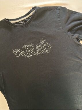 Rab Stance Sketch SS Tee XL Black Organic Cotton Graphic T-Shirt